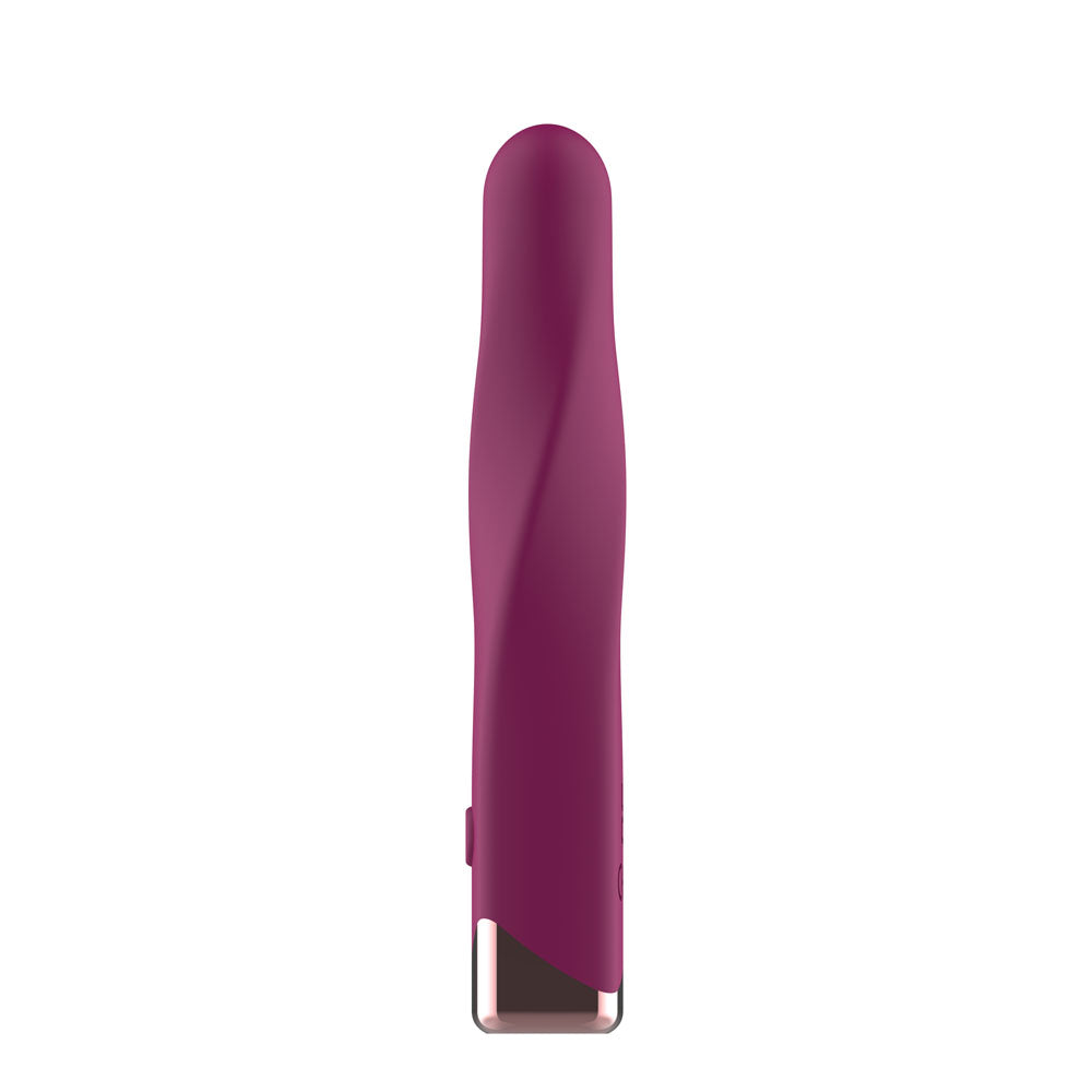 Passion Play Rechargeable Vibrating Bullet - Purple - Purple 12 cm USB Rechargeable Vibrating B