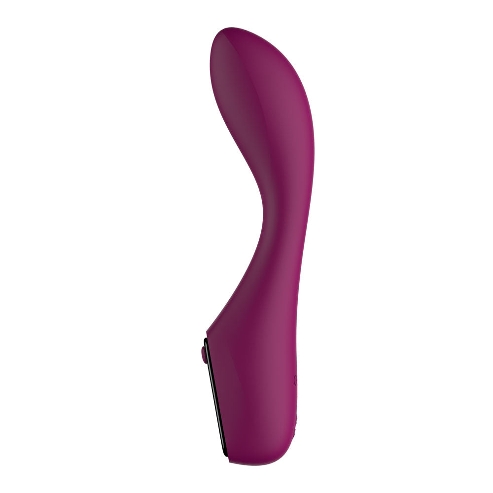 Passion Play G-Spot Vibrator with LED Screen - Purple 19.2 cm USB Rechargeable G-Spot Vibrator - PP0180