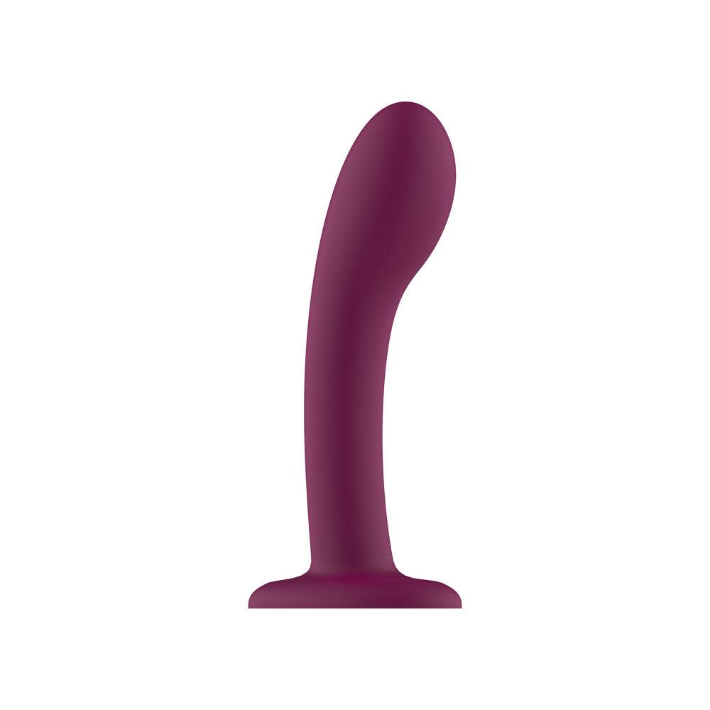 Passion Play Liquid Silicone Dildo - Purple - Purple 18 cm Dildo - PP0229