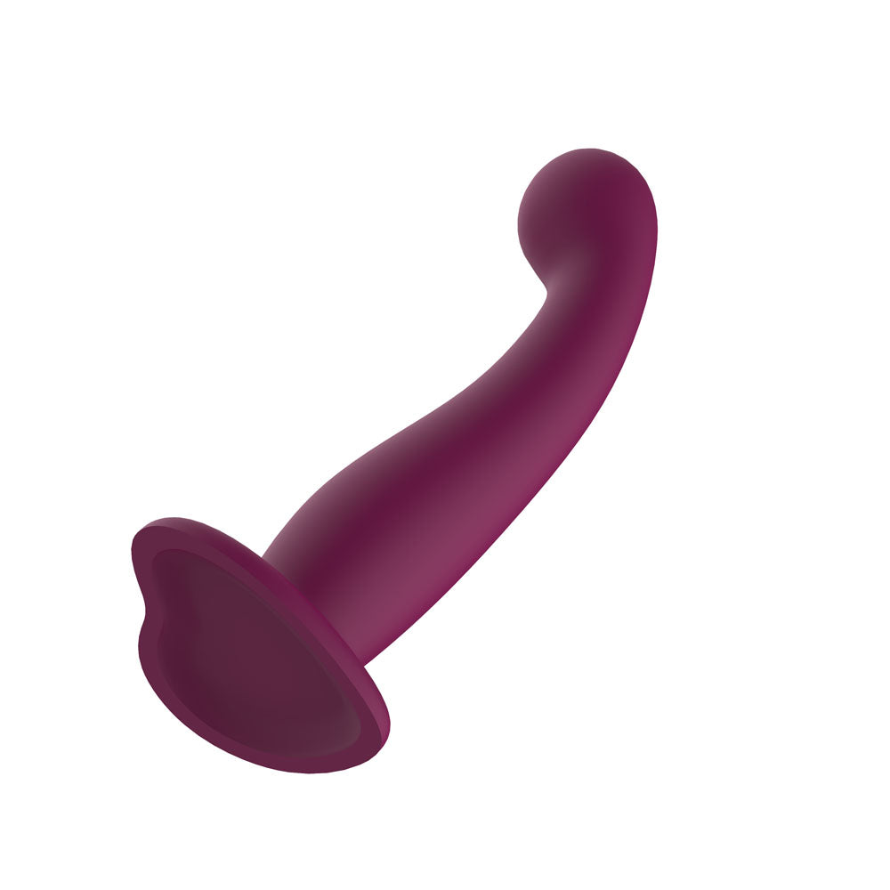 Passion Play Liquid Silicone Dildo - Purple - Purple 18 cm Dildo - PP0232