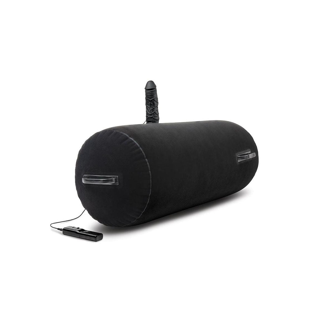 Whipsmart Inflatable Bangin Bolster - Black Inflatable Cushion with 6 Vibrating Dong