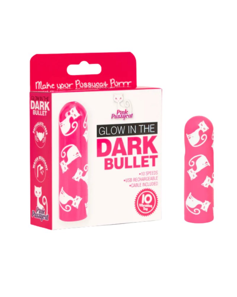 PINK PUSSYCAT GLOW IN THE DARK BULLET-PPGD