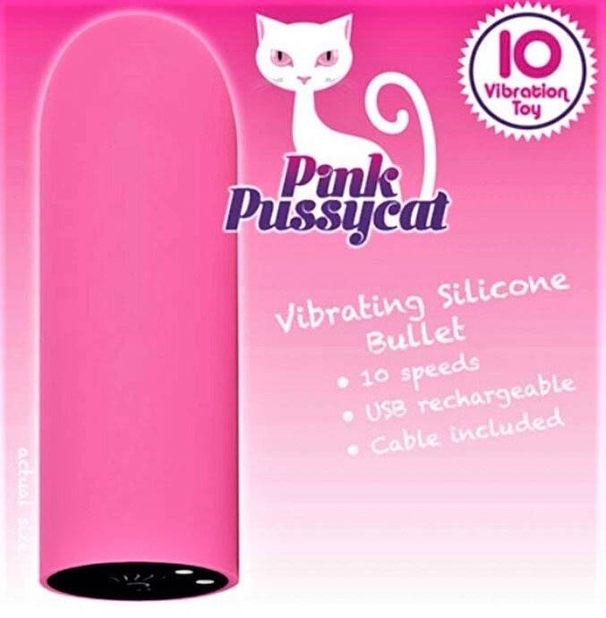 PINK PUSSYCAT RECHARHEABLE SILICONE BULLET-PPSB