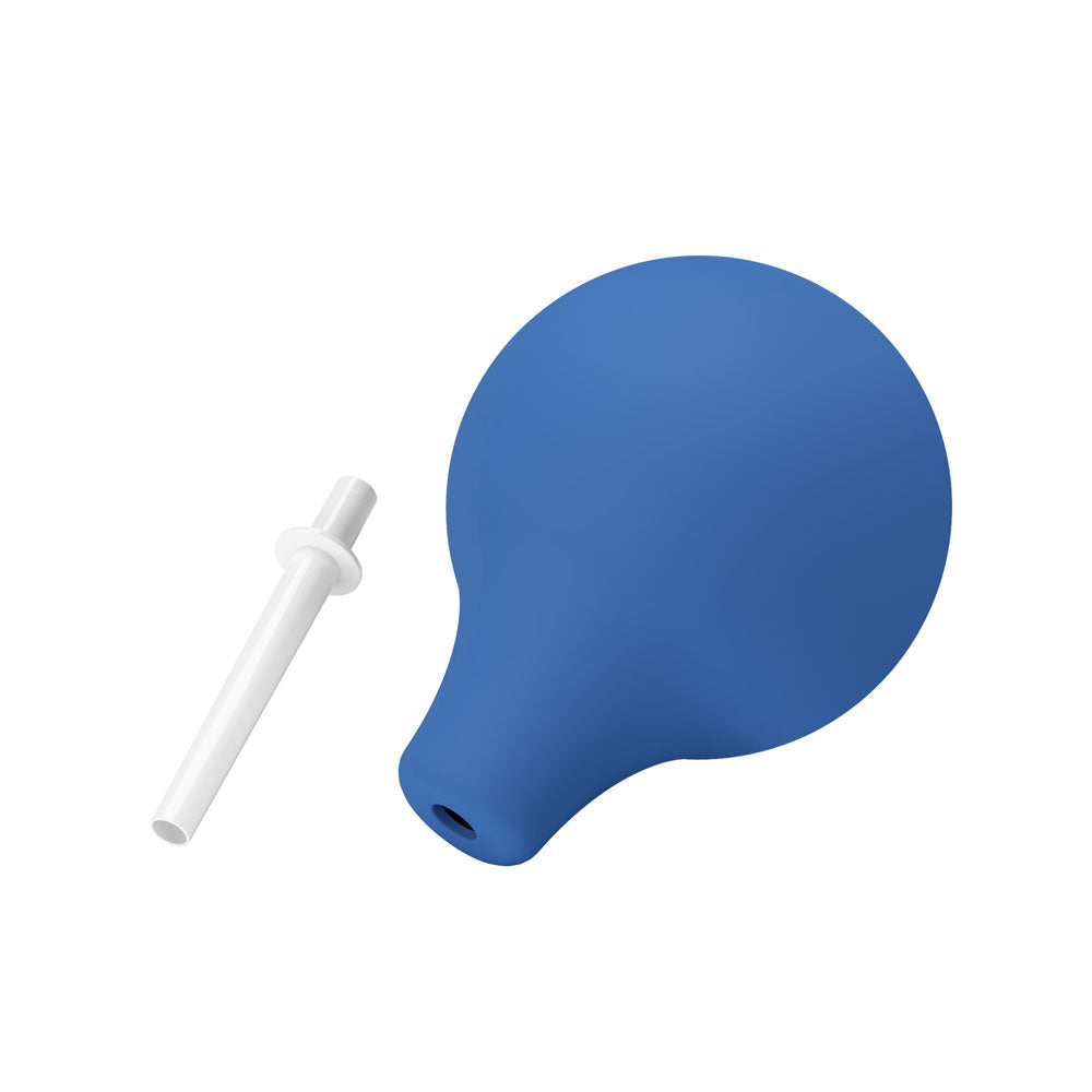 MR PLAY Anal Douche - Blue - Blue Unisex Douche - 224 ml Capacity - QX-004-MR