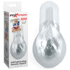 Pipedream Extreme Toyz Self Lubricating Sorority Snatch - Clear - Clear Vagina Stroker