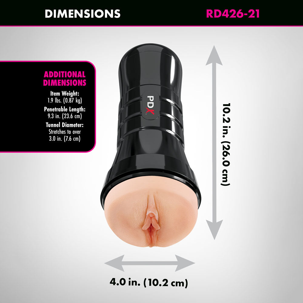 PDX Wet Pussies - Super Juicy Snatch XXL - Flesh Vagina Stroker-RD426-21