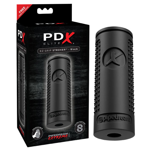 PDX Elite EZ Grip Stroker - Black Stroker-RD501