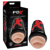 PDX Elite Air-Tight Oral Stroker - Black/Flesh Mouth Stroker-RD504