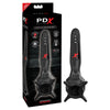 PDX Elite Vibrating Roto-Sucker - Black Vibrating Head Masturbator-RD512