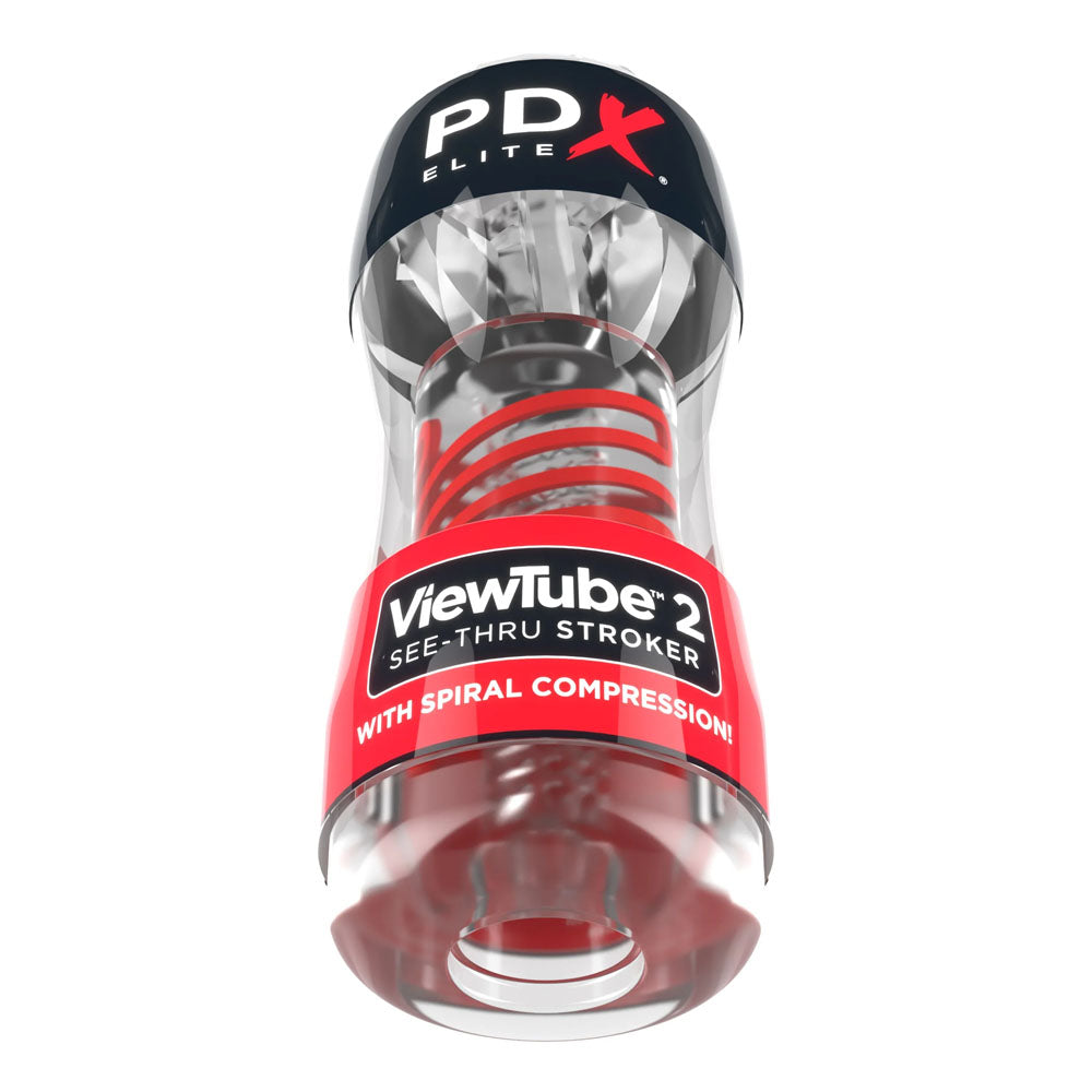 PDX Elite Viewtube 2 - Clear Stroker-RD544