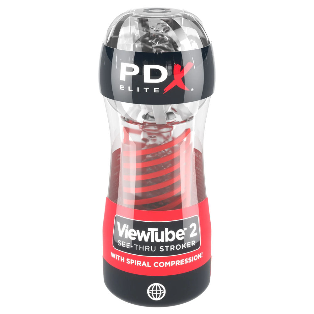 PDX Elite Viewtube 2 - Clear Stroker-RD544