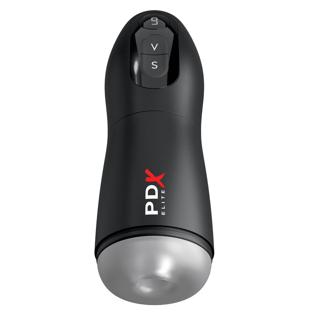 PDX Elite Suck-O-Matic - USB Rechargeable Sucking & Vibrating Masturbator-RD549-20