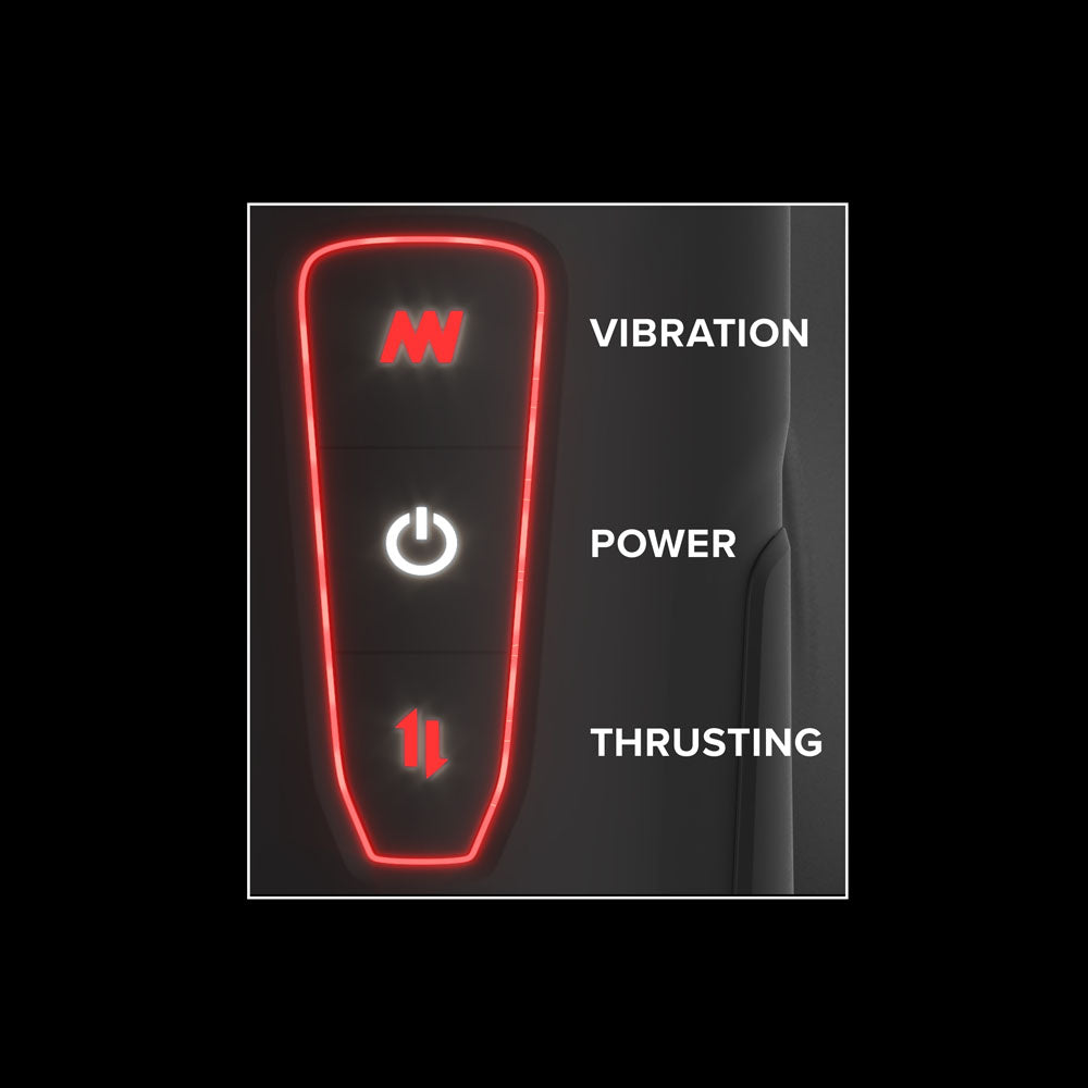 PDX Elite Milk Me Hotter - USB Rechargeable Thrusting Heating & Vibrating Auto Stroker