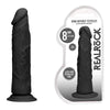 REALROCK 8 Realistic Dildo - Black 20.3 cm Dong - REA099BLK