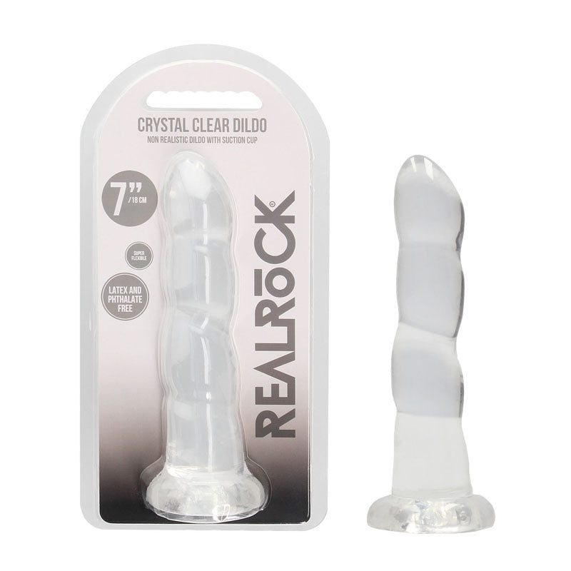 REALROCK Non Realistic Dildo With Suctio - - REA110TRA