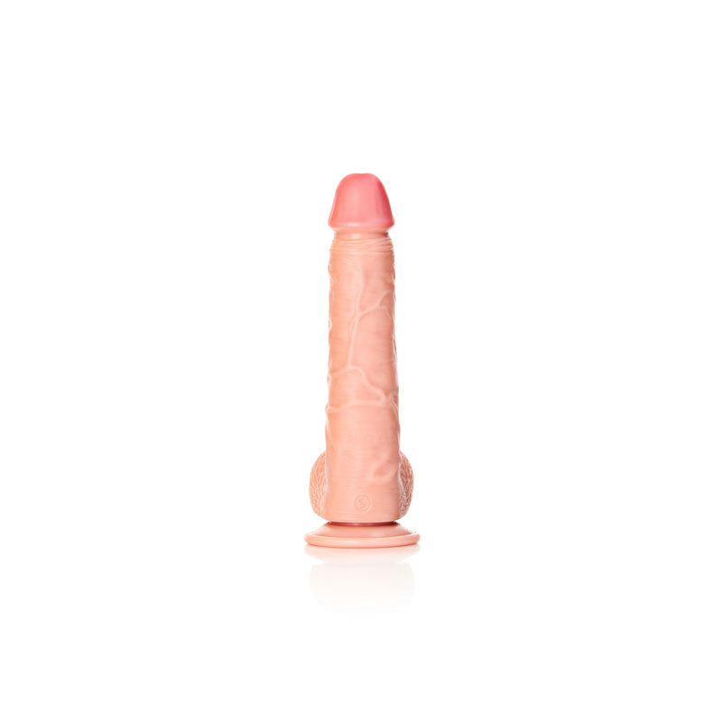 REALROCK Straight Realistic Dildo with Balls - 25.5 cm - Flesh 25.5 cm (10) Dong