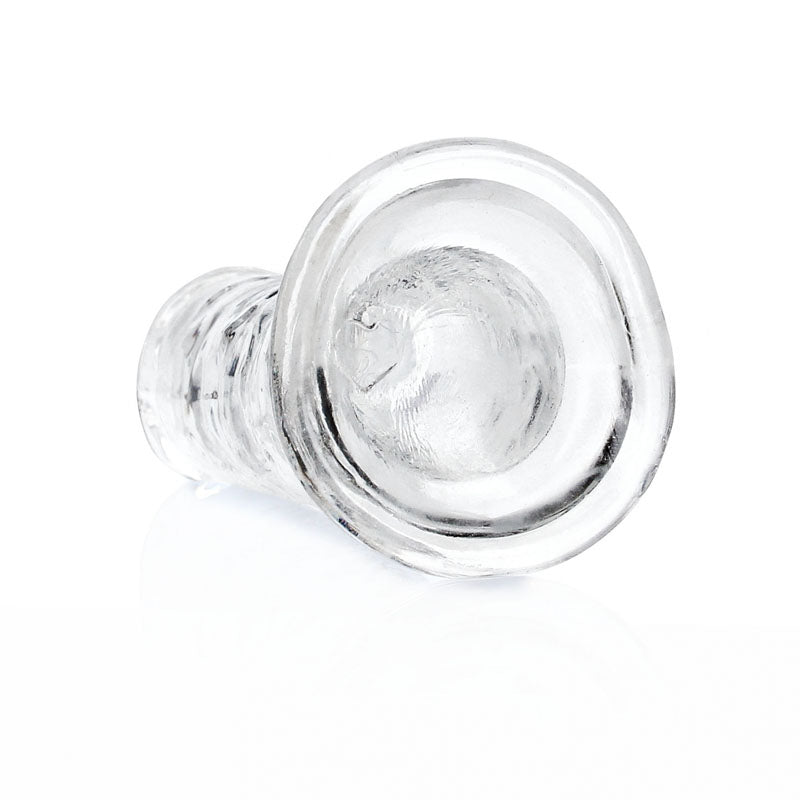 REALROCK 15.5 cm Straight Dildo - Clear - Clear 15.5 cm (6) Dong - REA150TRA