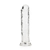 REALROCK 18 cm Straight Dildo - Clear - Clear 18 cm (7) Dong-REA152TRA