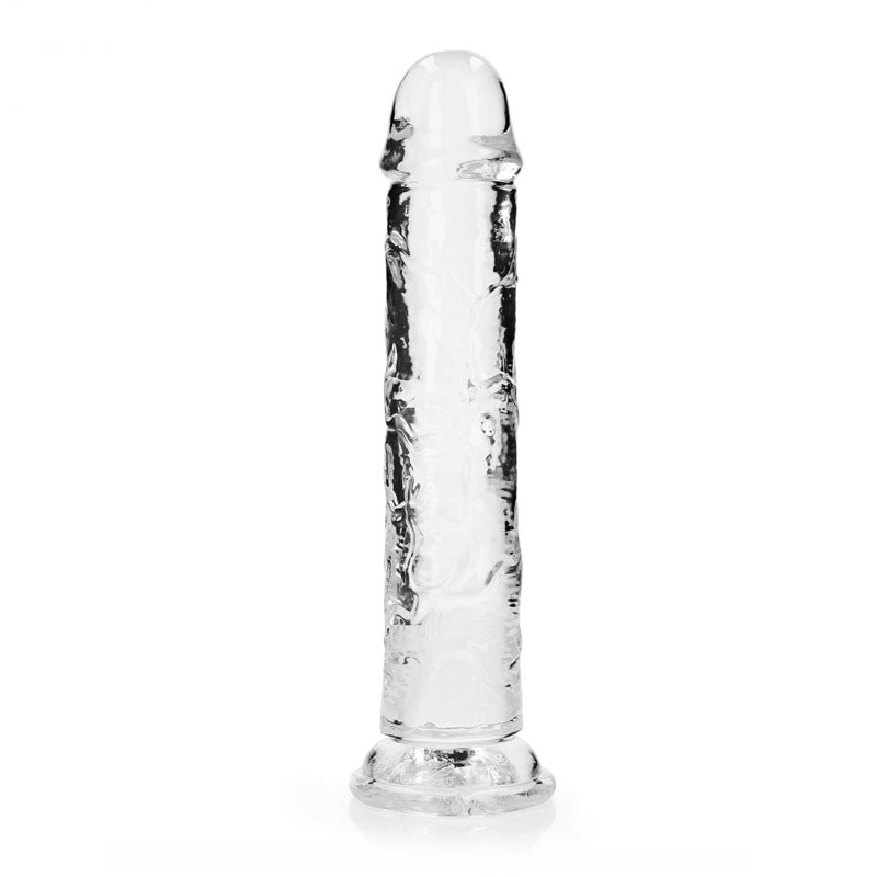 REALROCK 25 cm Straight Dildo - Clear - Clear 25 cm (10) Dong - REA154TRA
