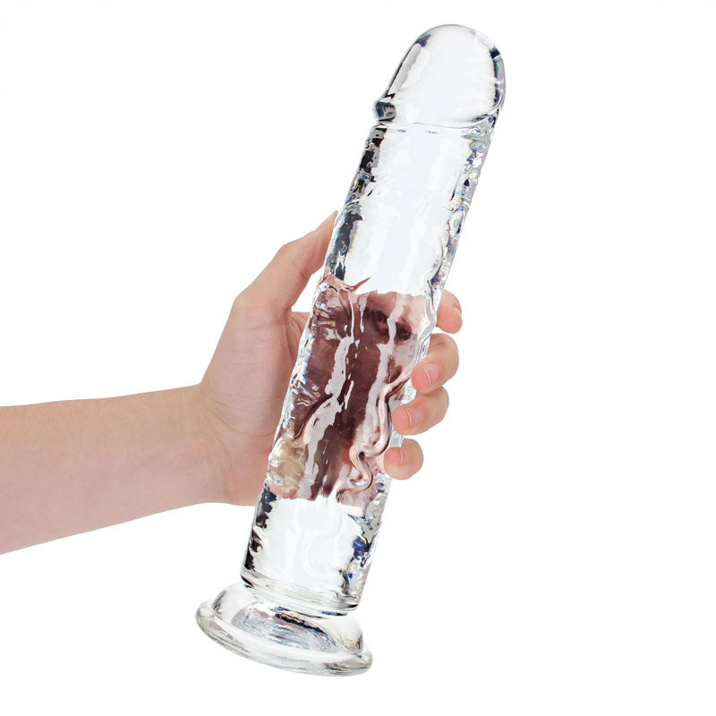 REALROCK 31 cm Straight Dildo - Clear - Clear 31 cm (11) Dong-REA156TRA