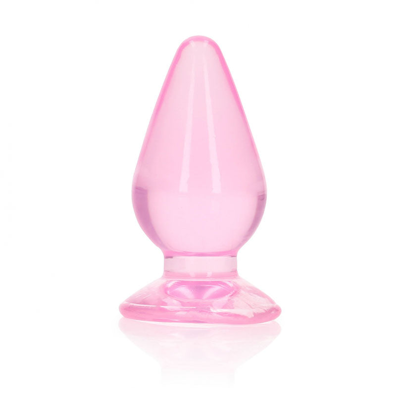 REALROCK 9 cm Anal Plug - Pink - Pink 9 cm (3.5) Butt Plug-REA161PNK