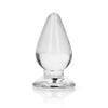 REALROCK 9 cm Anal Plug - Clear - Clear 9 cm (3.5) Butt Plug-REA161TRA