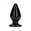 REALROCK 11.5 cm Anal Plug - Black - Black 11.5 cm (4.5) Butt Plug-REA162BLK