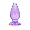 REALROCK 11.5 cm Anal Plug - Purple - Purple 11.5 cm (4.5) Butt Plug-REA162PUR