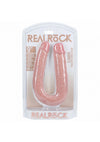 RealRock- U Shaped Double Dildo 9"-REA182FLE