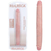 REALROCK 35cm Thick Double Dildo - Flesh - Flesh 35 cm (14) Thick Double Dong-REA185FLE