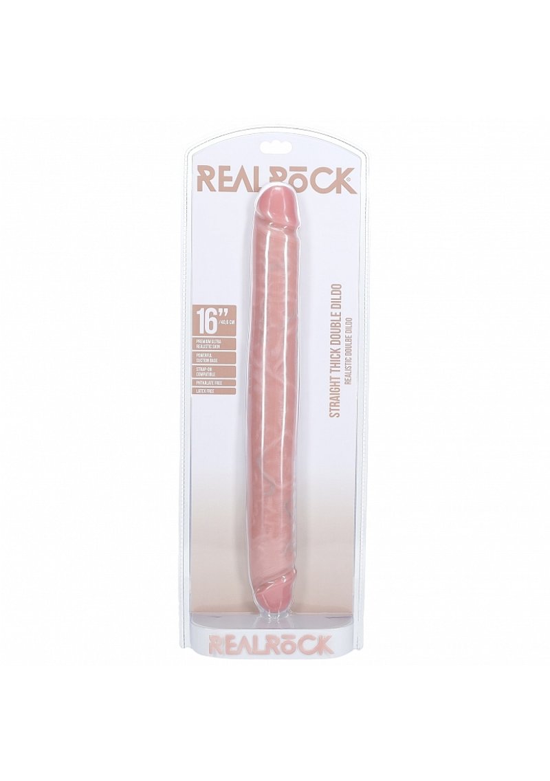 RealRock- Thick Double Ended Dong 16" Inches-REA186FLE