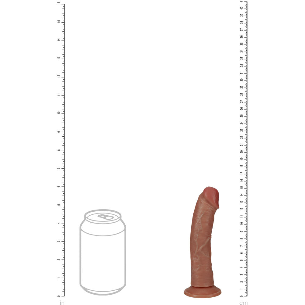 REALROCK 15cm Vibrating Cock - Tan-(rea187tan)