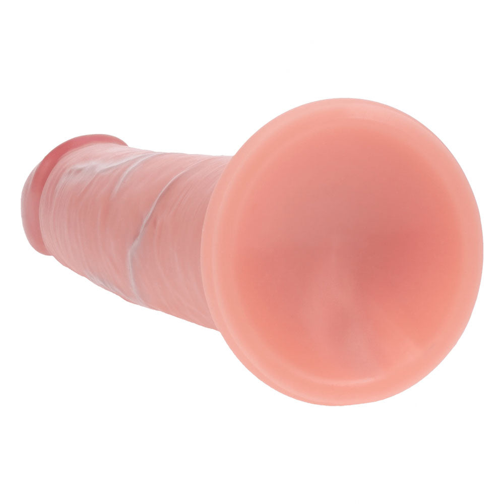 REALROCK Dual Density 7 Sliding Skin Silicone Dildo - Flesh - Flesh 15.2 cm Sliding Skin Dildo