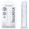 REALROCK Realistic 5 Dildo - Clear - Clear 12.7 cm Dildo