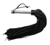 Leather Flogger with Steel Handle-RFHS1188BK