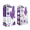 Rabbit Essentials Rechargeable Double Penetration Rabbit - Hot Purple-RR-005PUR