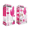 Rabbit Essentials Rechargeable Slim Double Penetration Rabbit - Hot Pi...-RR-007PNK