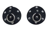 Rouge Leather Studded Nipple Cover Black-RSNC1183BK