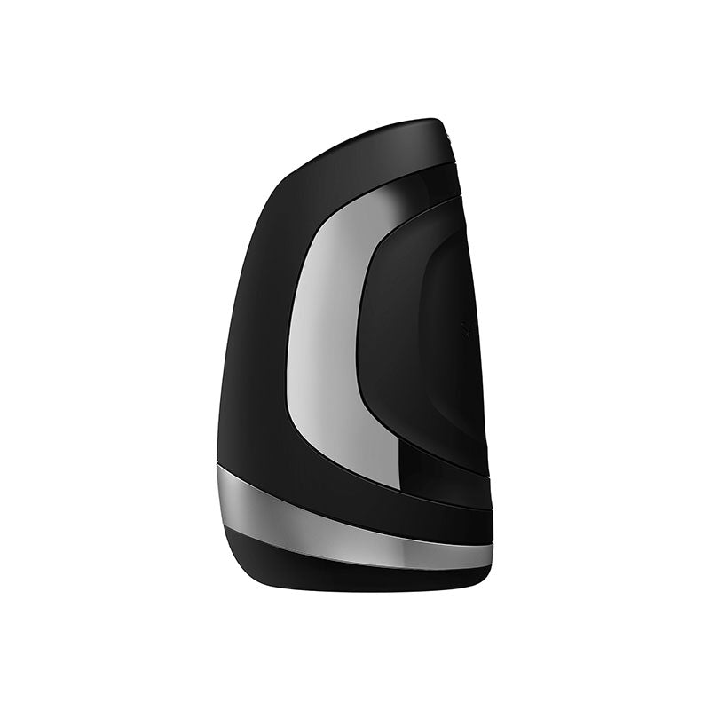 Satisfyer Men Heat Vibration - Black USB Rechargeable Masturbator-SATMENHV