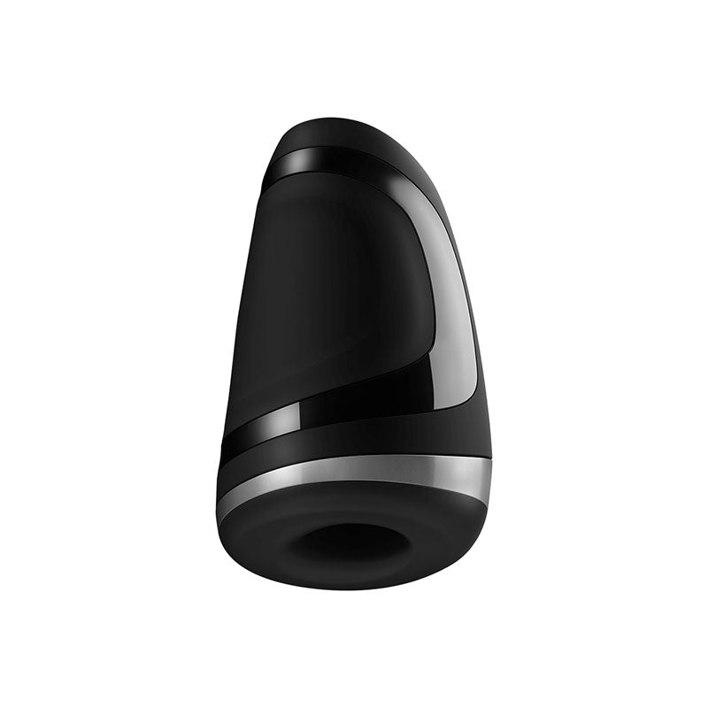 Satisfyer Men Heat Vibration - Black USB Rechargeable Masturbator-SATMENHV