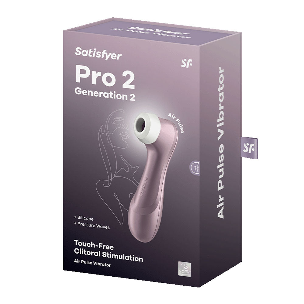 Satisfyer Pro 2 - Purple - Touch-Free USB-Rechargeable Clitoral Stimulator-SATPRO2-PUR