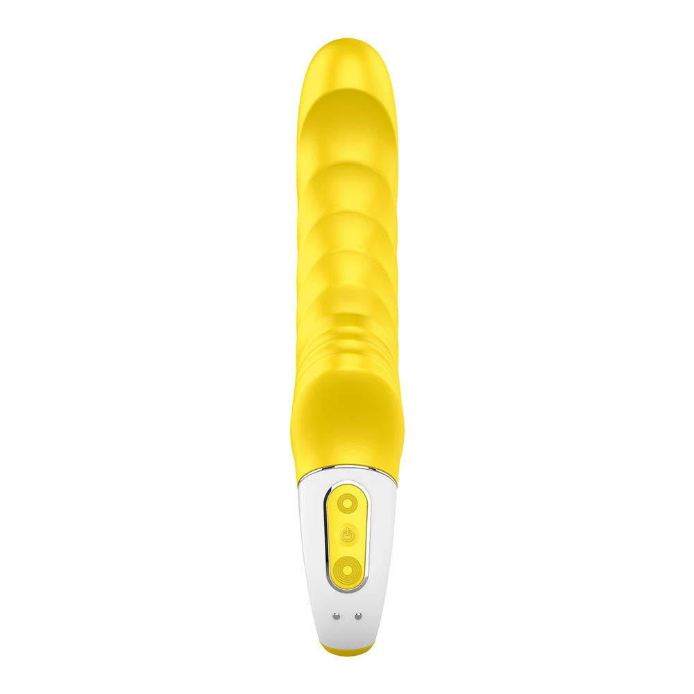 Satisfyer Vibes - Yummy Sunshine - Yellow USB Rechargeable Vibrator-SATV-YS