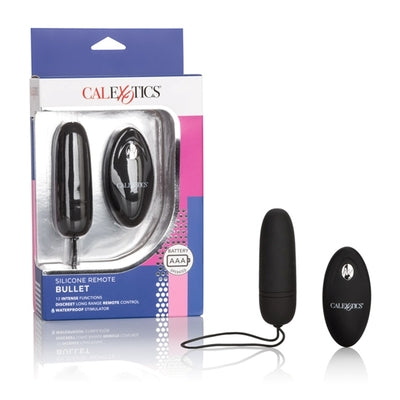 Silicone Remote Bullet Black-SE-0077-10-3
