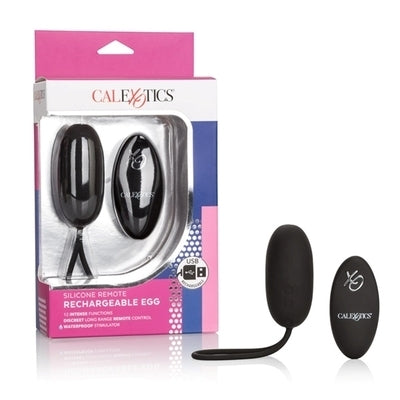 Silicone Remote Rechargeable Egg Black-SE-0077-30-3