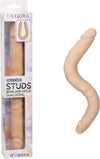 Silicone Studs� Bend and Hold Dual Dong 12"/30.5 cm - Ivory-SE-0256-05-3
