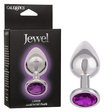 Jewel Large Amethyst Plug-SE-0438-25-3