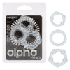 ALPHA LIQUID SILICONE BEADED RINGS-SE-1491-80-2
