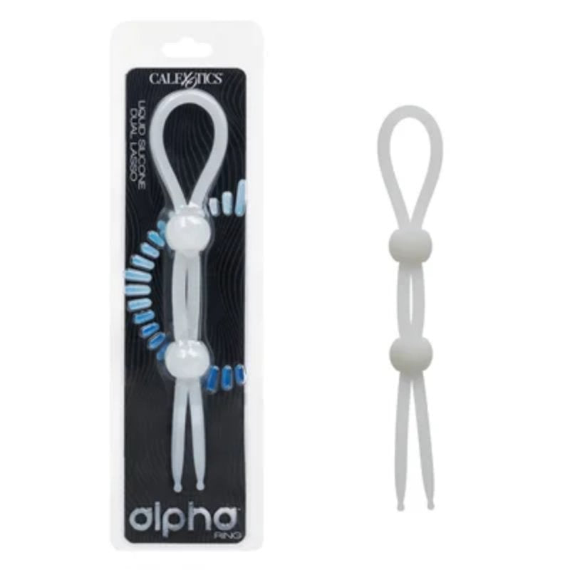 Alpha Liquid Silicone Dual Lasso - Natural-SE-1492-28-2