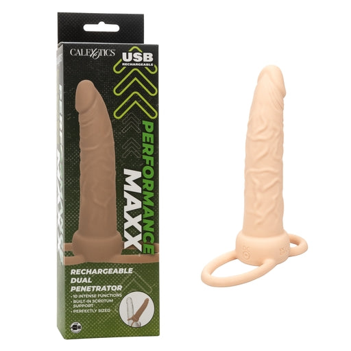 Performance Maxx Rechargeable Dual Penetrator - Ivory-SE-1634-05-3