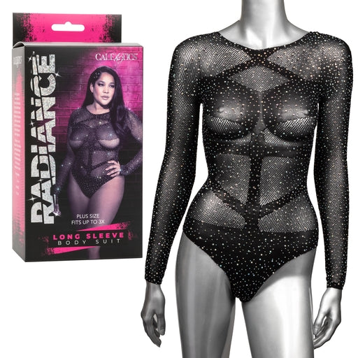 Radiance Plus Size Long Sleeve Body Suit-SE-3002-16-3